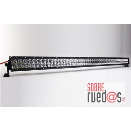 JUEGO FAROS E-SERIES - 2 FILAS de LED 50” (127cm) - 100 LEDS (19750 Lumens) - 12/24V - COMBO (Largo alcance + expansión)